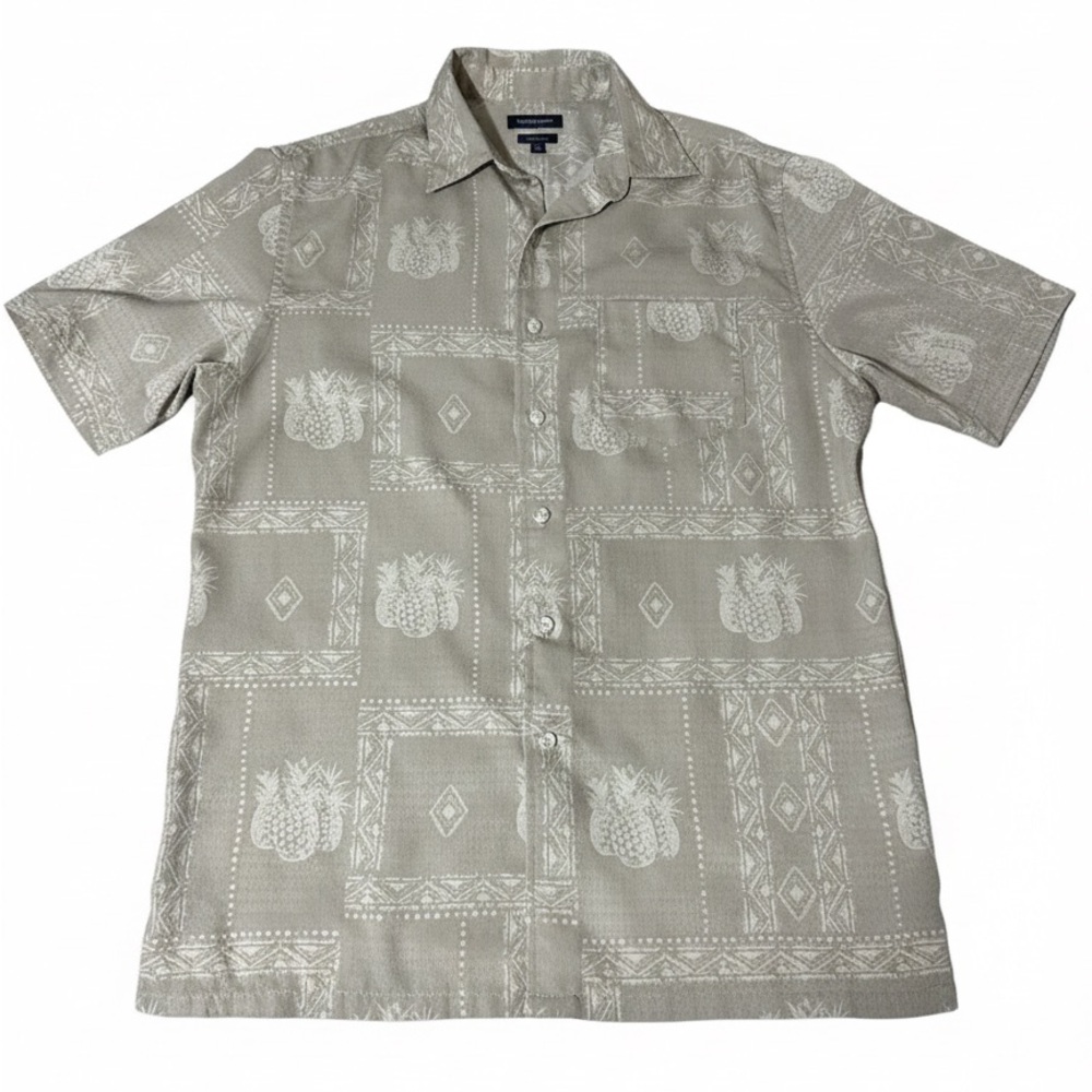 Croft & Barrow Light Tan Patterned Shirt